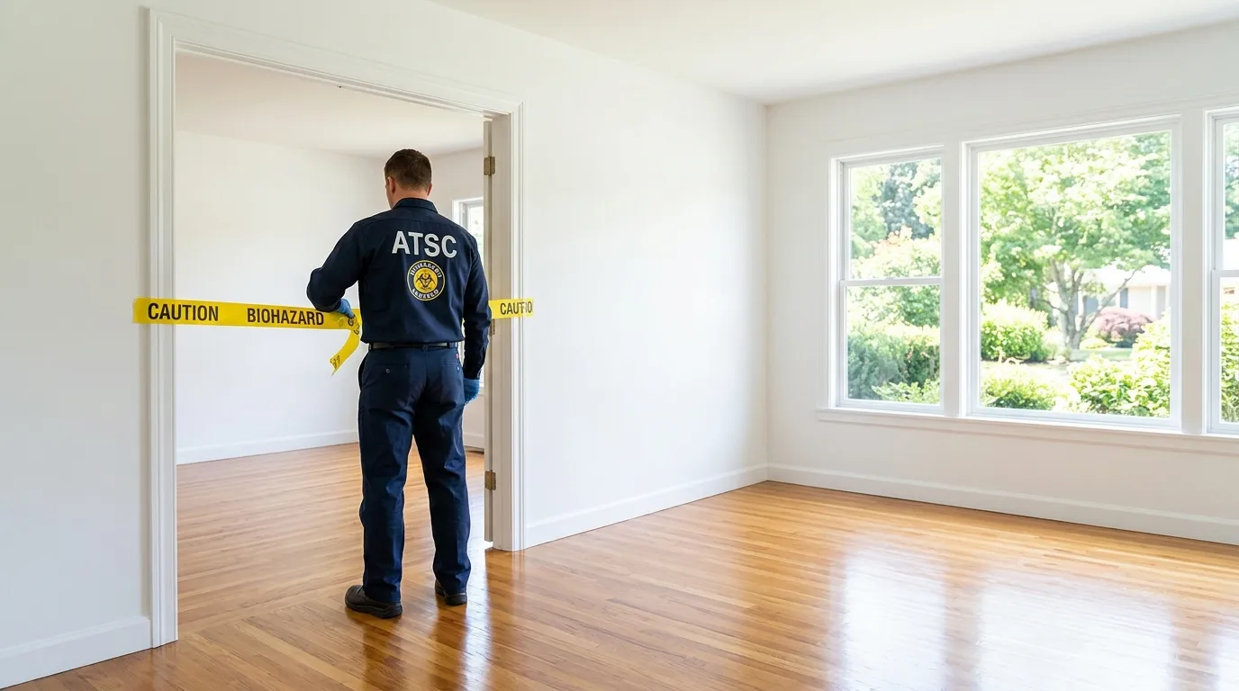 Certified biohazard cleanup crew performing Decomposition Cleanup in Kendale Lakes